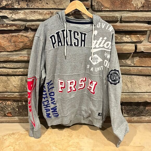 Parish Nation Graphic Crewneck Hoodie - Picture 1 of 7